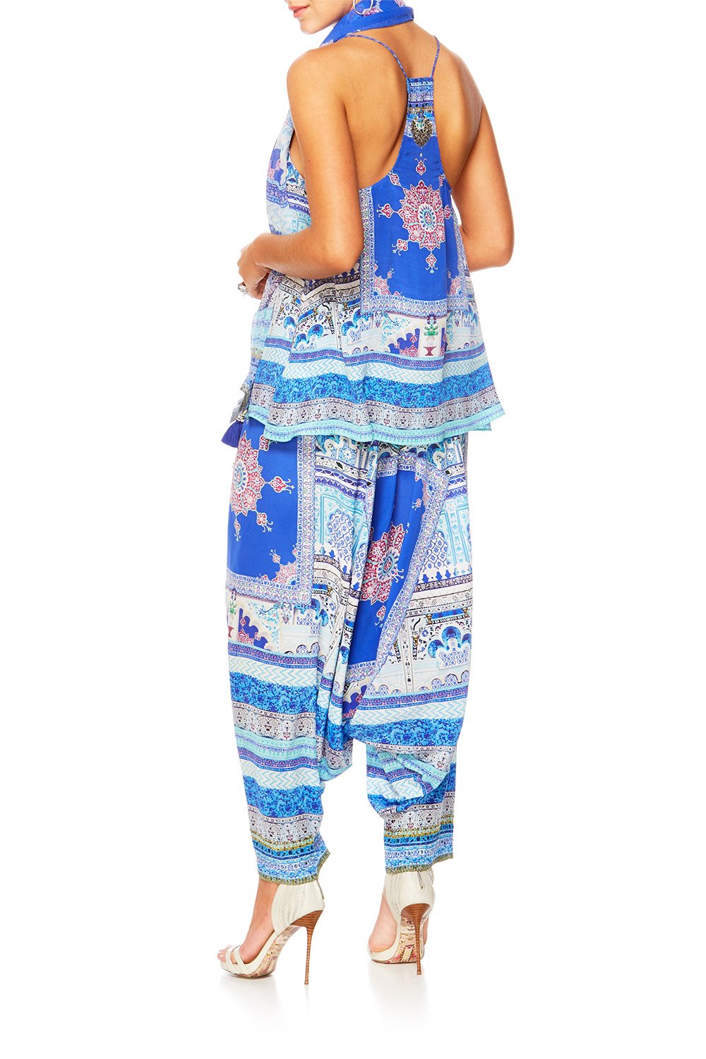 STRENGTH IN RAYS T-BACK SHOESTRING STRAP TOP