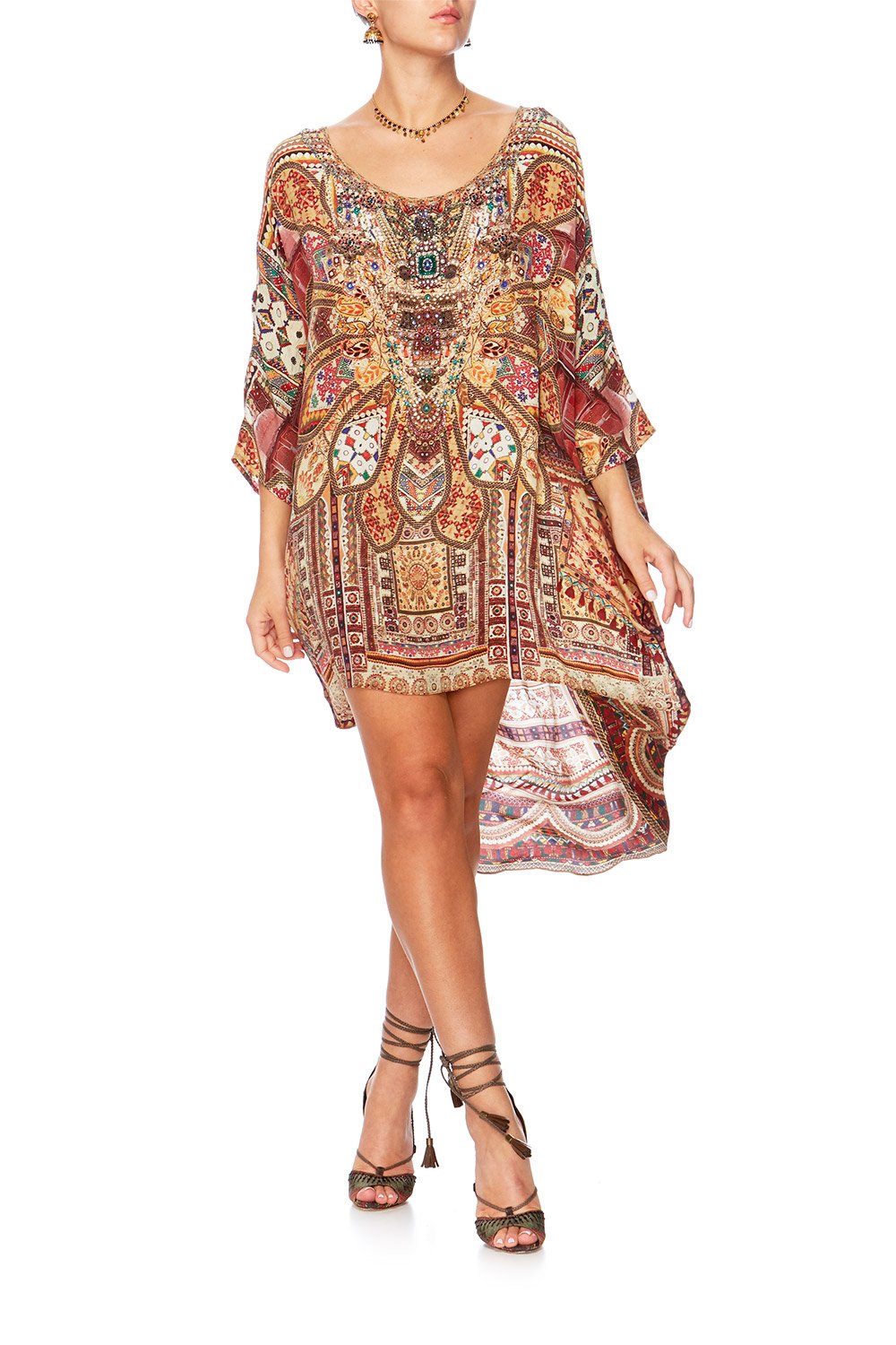 INDIANA FRANKS SCOOP BACK HEM DRESS