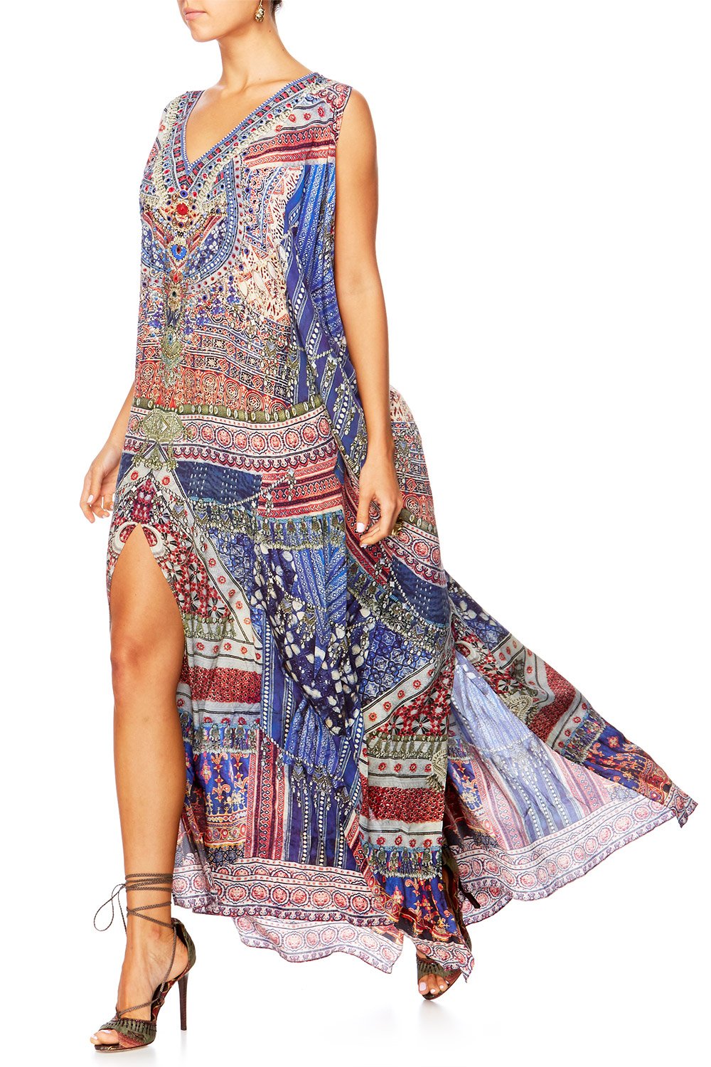 OVERNIGHT BAG SPLIT FRONT & SLEEVE KAFTAN