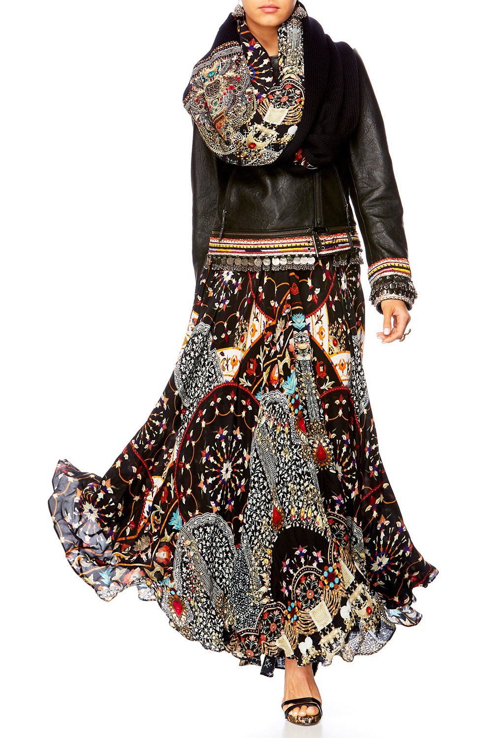 CHAMBER OF REFLECTIONS DOUBLE SIDED SCARF