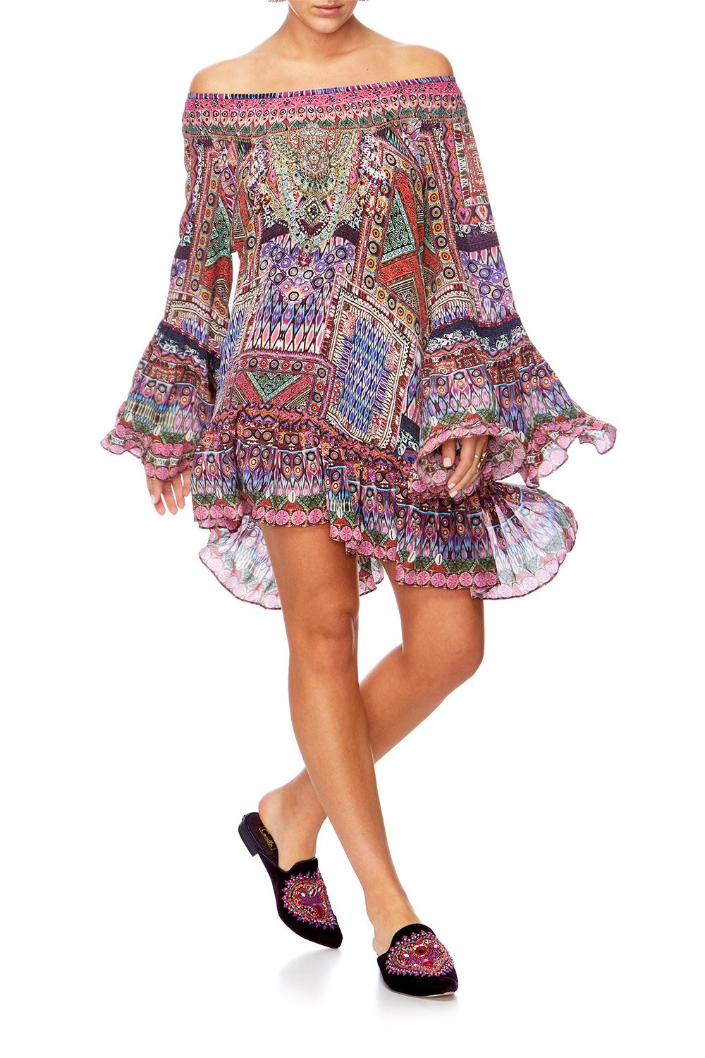 THE JAIPUR FOUR A LINE FRILL DRESS