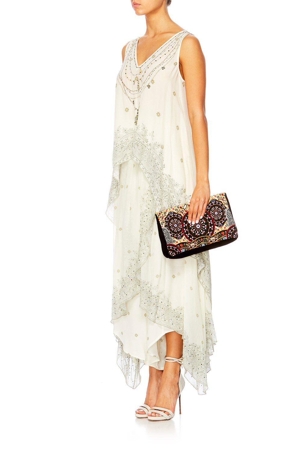 CHAMBER OF REFLECTIONS EMBELLISHED CLUTCH