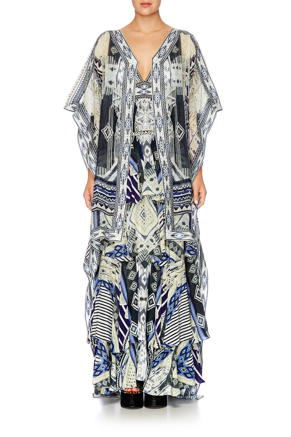 TIE THE KNOT DRAPE LONG BACK OVERLAY