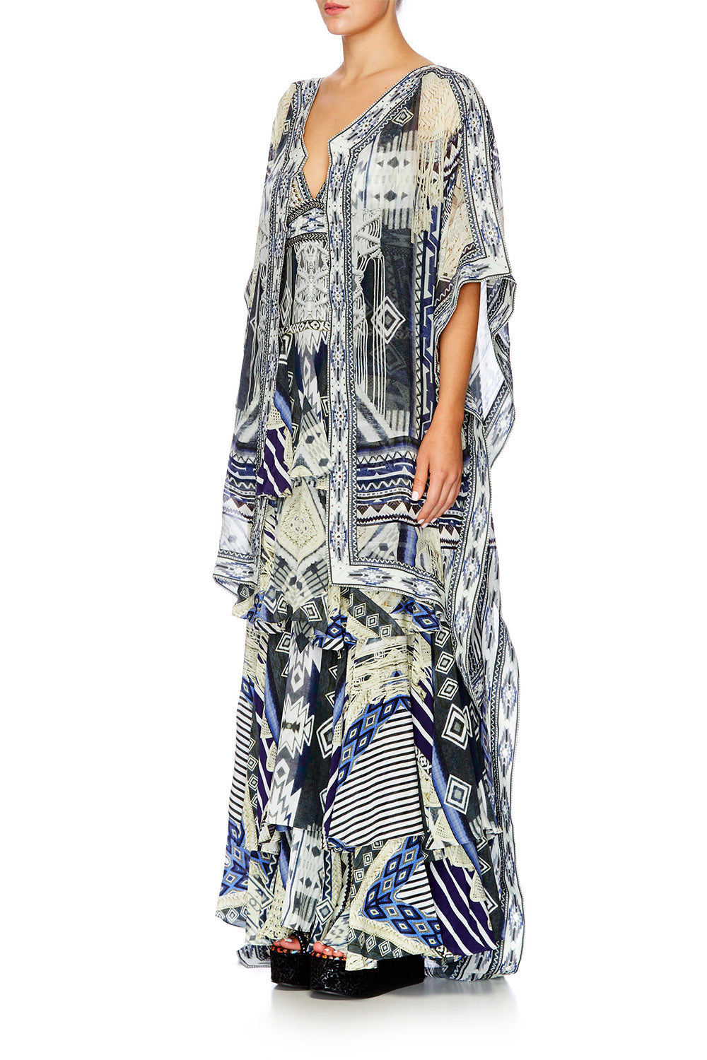 TIE THE KNOT DRAPE LONG BACK OVERLAY