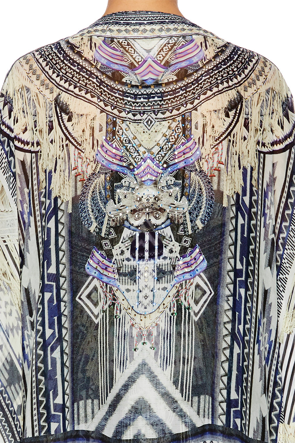 TIE THE KNOT DRAPE LONG BACK OVERLAY