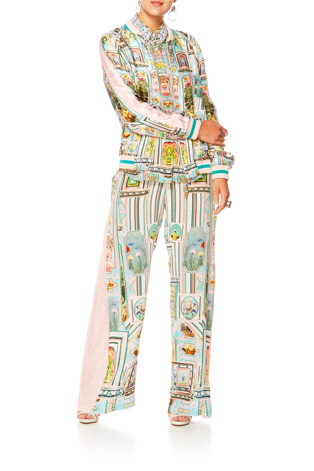 MATRIARCH MUSINGS PANTS W SIDE SPLIT