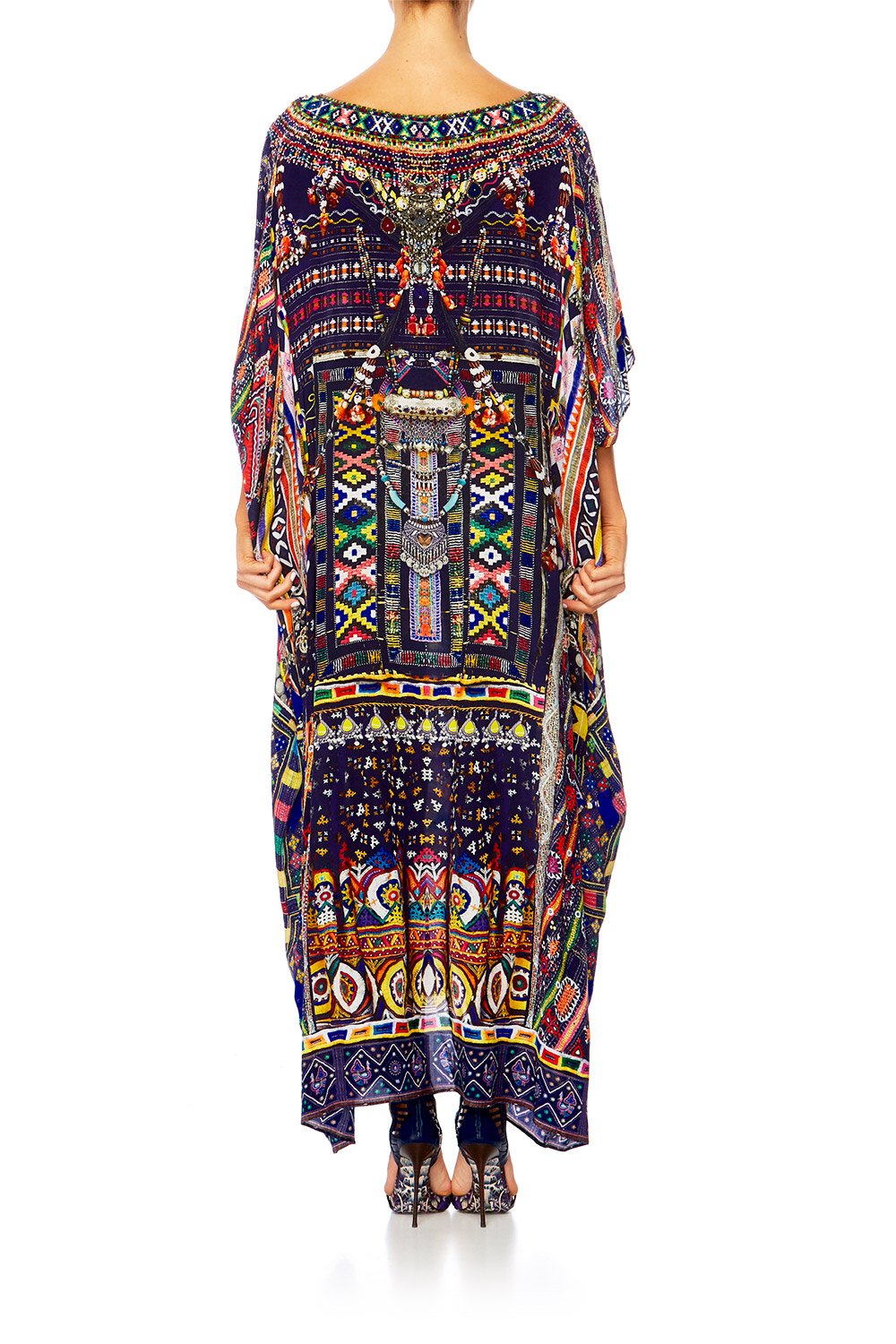WHERE YOULL FIND ME V-NECK KAFTAN