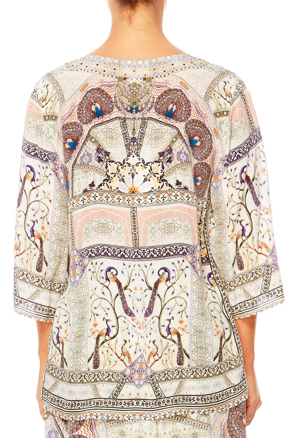 MAMA BAKSHI V-NECK OVERSIZED BLOUSE