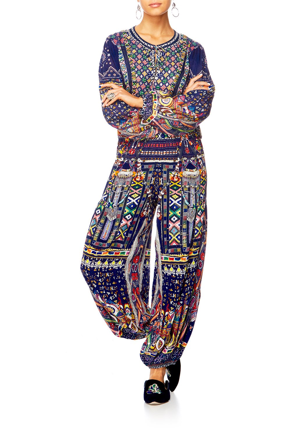 WHERE YOULL FIND ME BALLOON HEM HAREM PANTS