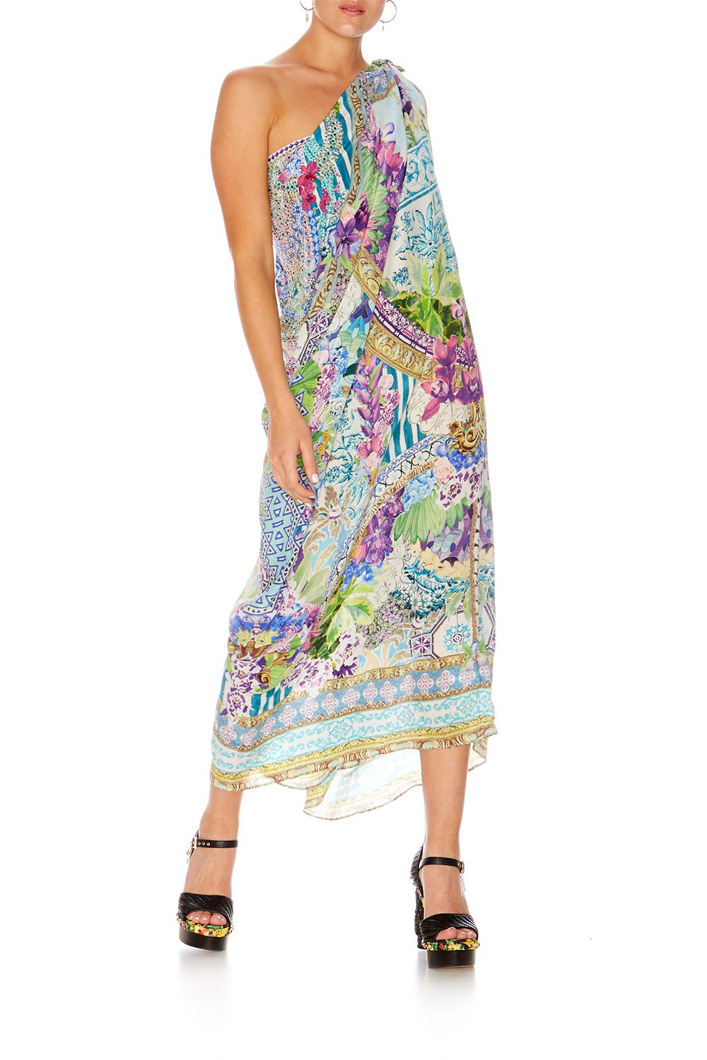 SALVADOR FIELDS FOREVER ROUND NECK KAFTAN