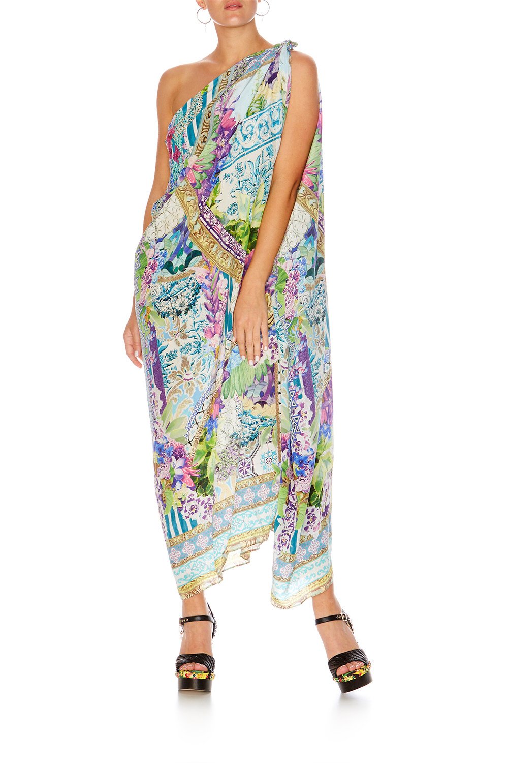 SALVADOR FIELDS FOREVER ROUND NECK KAFTAN