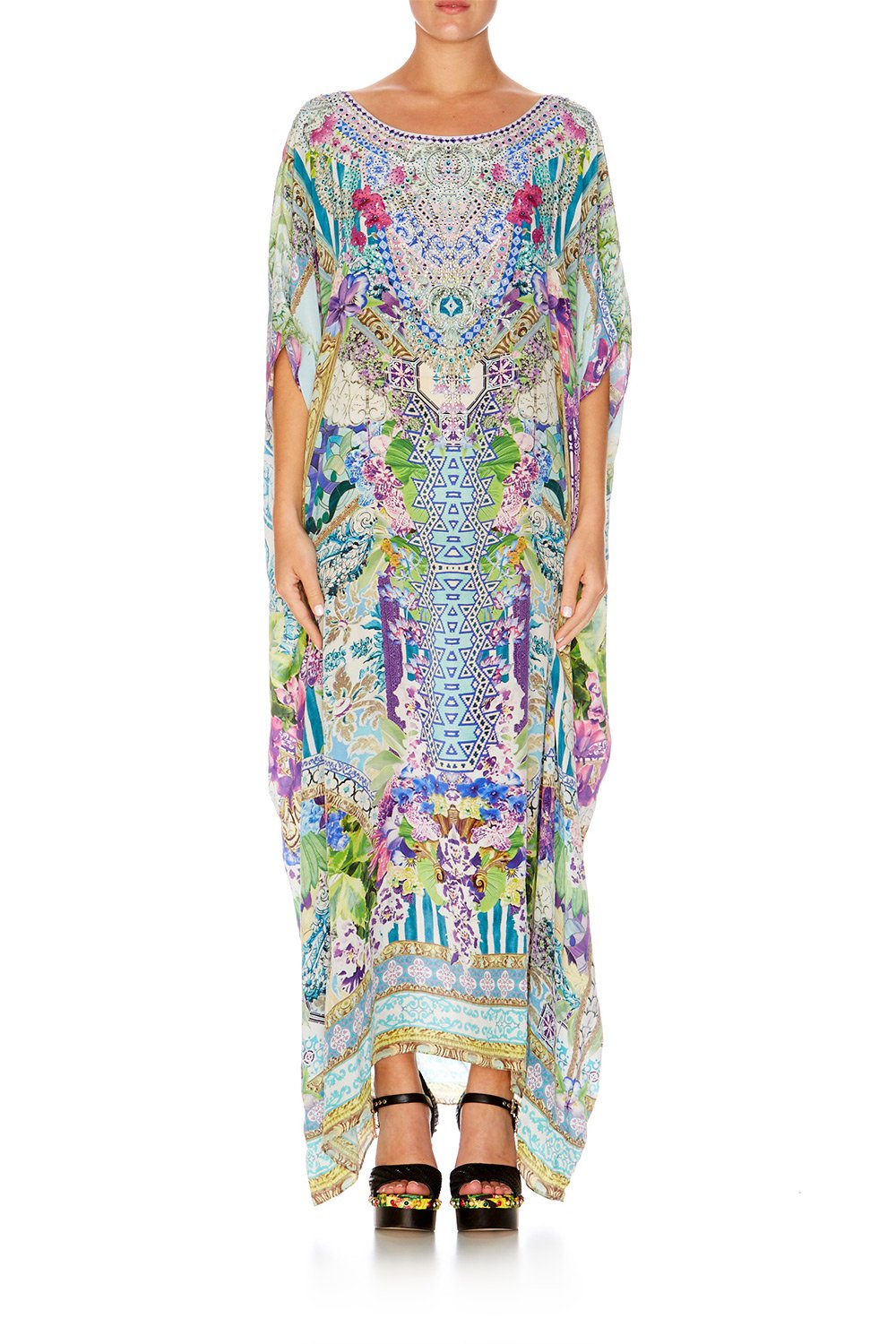 SALVADOR FIELDS FOREVER ROUND NECK KAFTAN