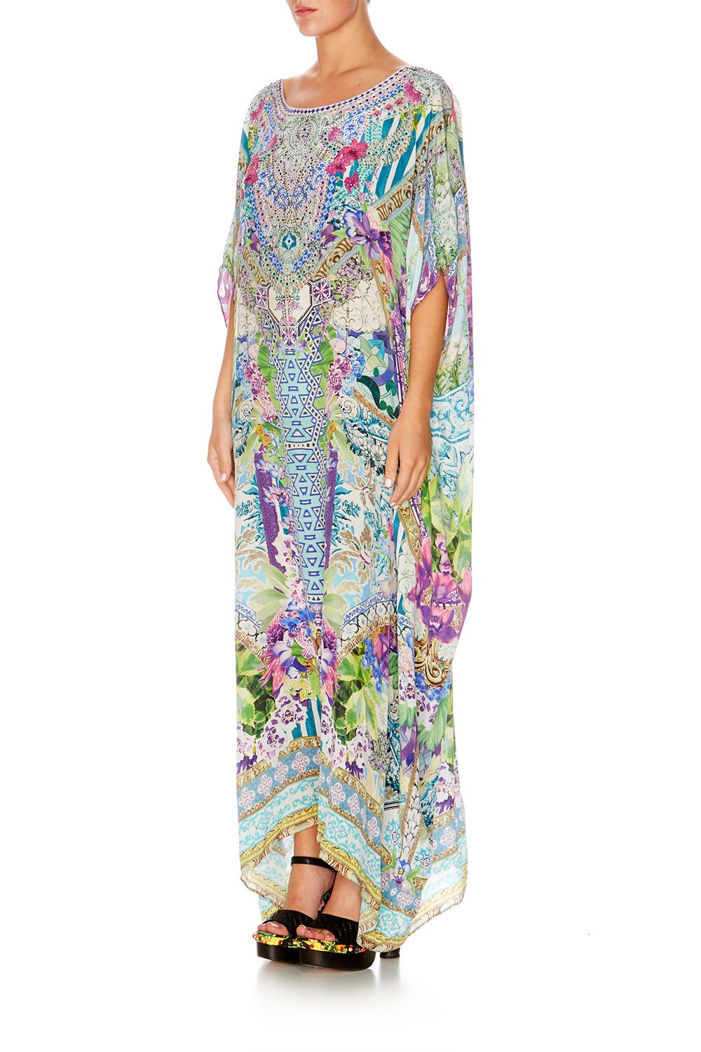 SALVADOR FIELDS FOREVER ROUND NECK KAFTAN