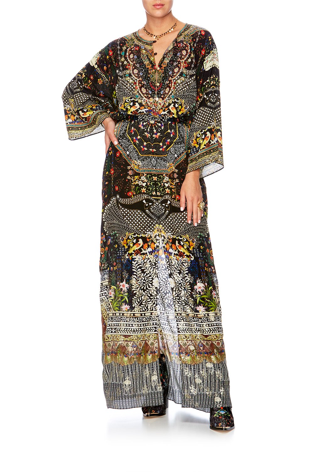 BEHIND CLOSED DOORS SPLIT POCKET DRESS