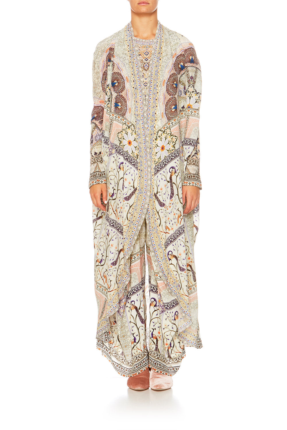 MAMA BAKSHI LONG CASUAL JACKET W POCKETS