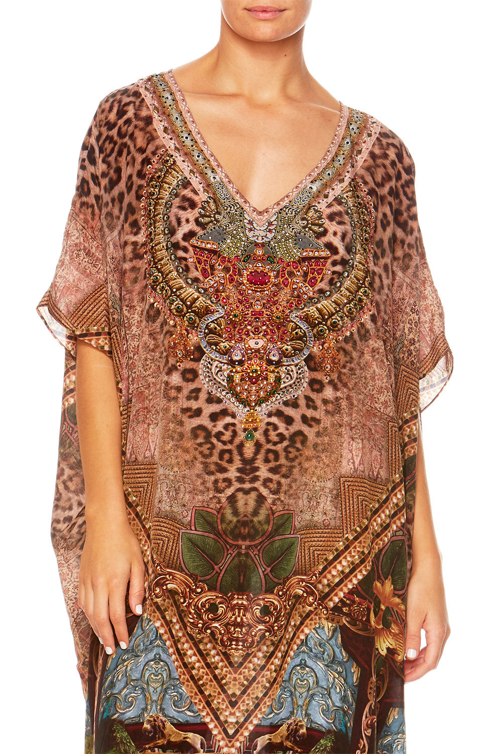 THE GYPSY LOUNGE V-NECK KAFTAN