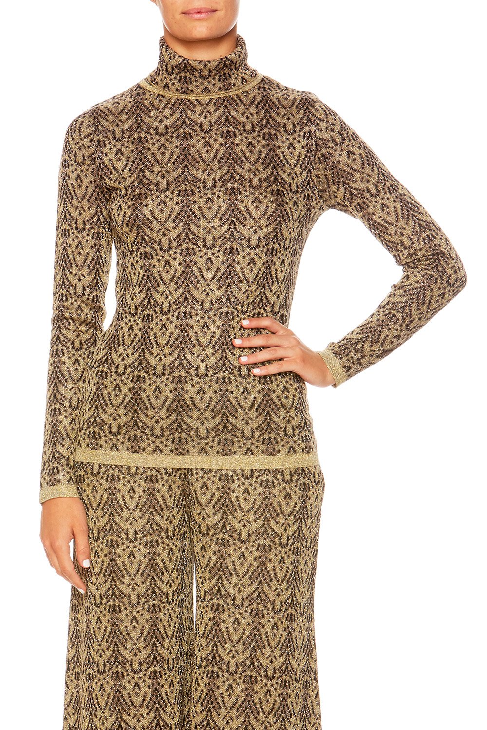 THE GYPSY LOUNGE KNITTED LONG SLEEVE SKIVVY