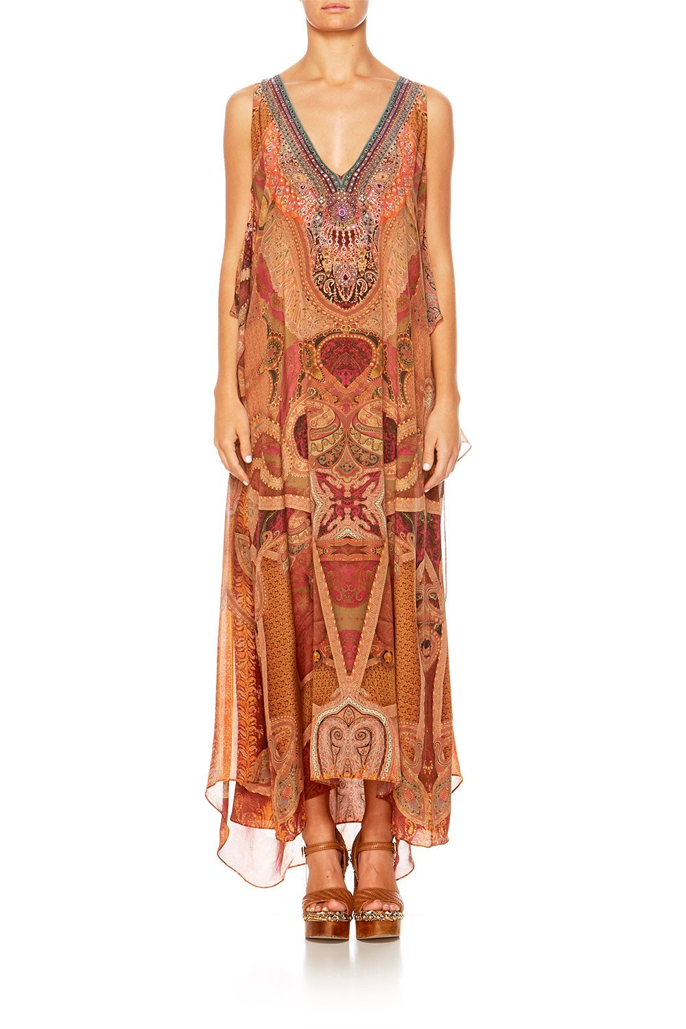 FAMILY GATHERING TIE FRONT DRESS MULTI WEAR
