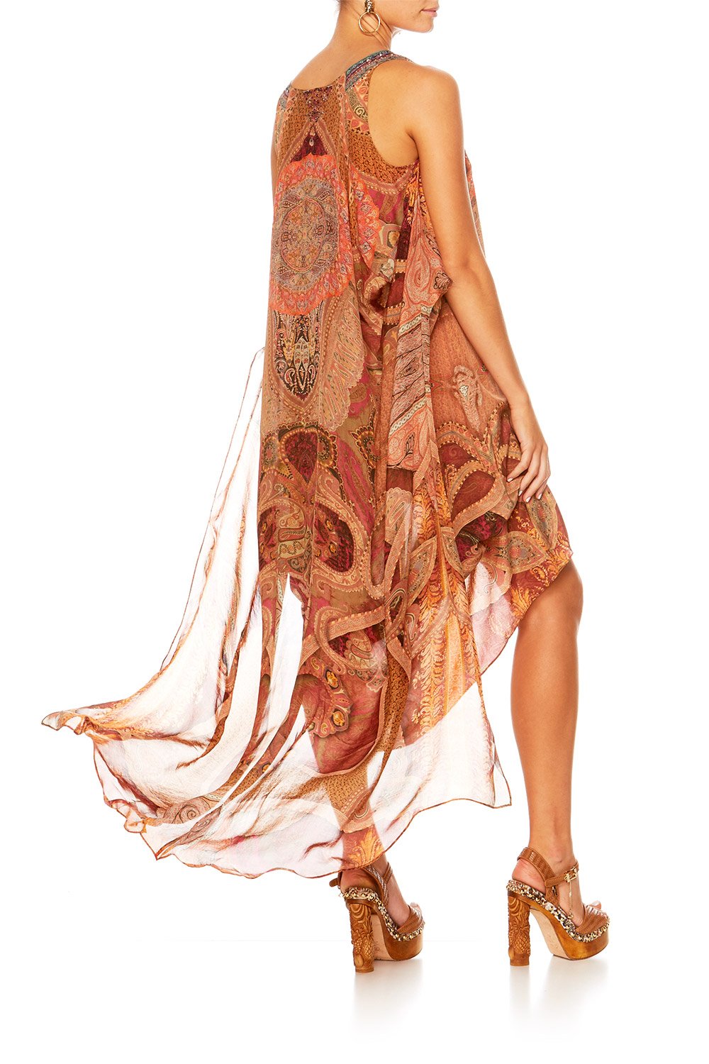 FAMILY GATHERING TIE FRONT DRESS MULTI WEAR