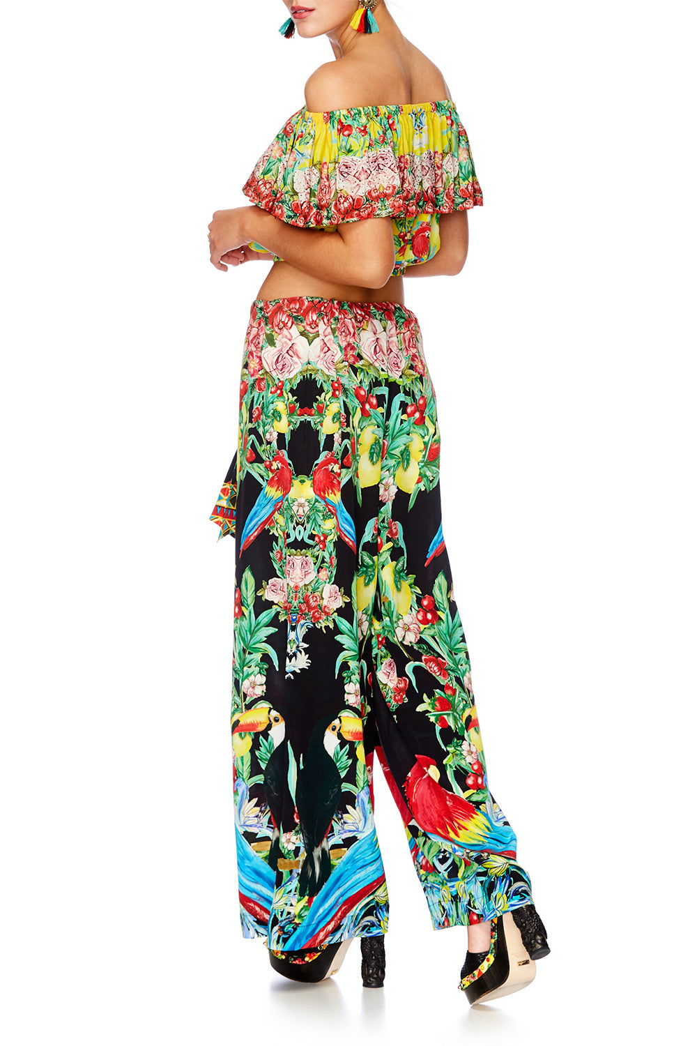 TOUCAN PLAY LOUNGE TROUSER W TIE WAIST