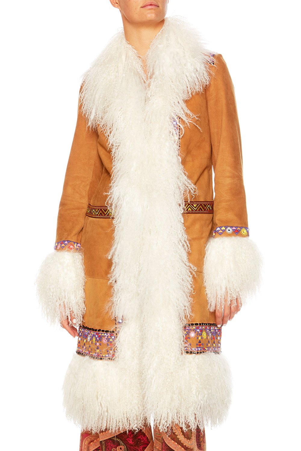 FAMILY GATHERING SHEARLING COAT