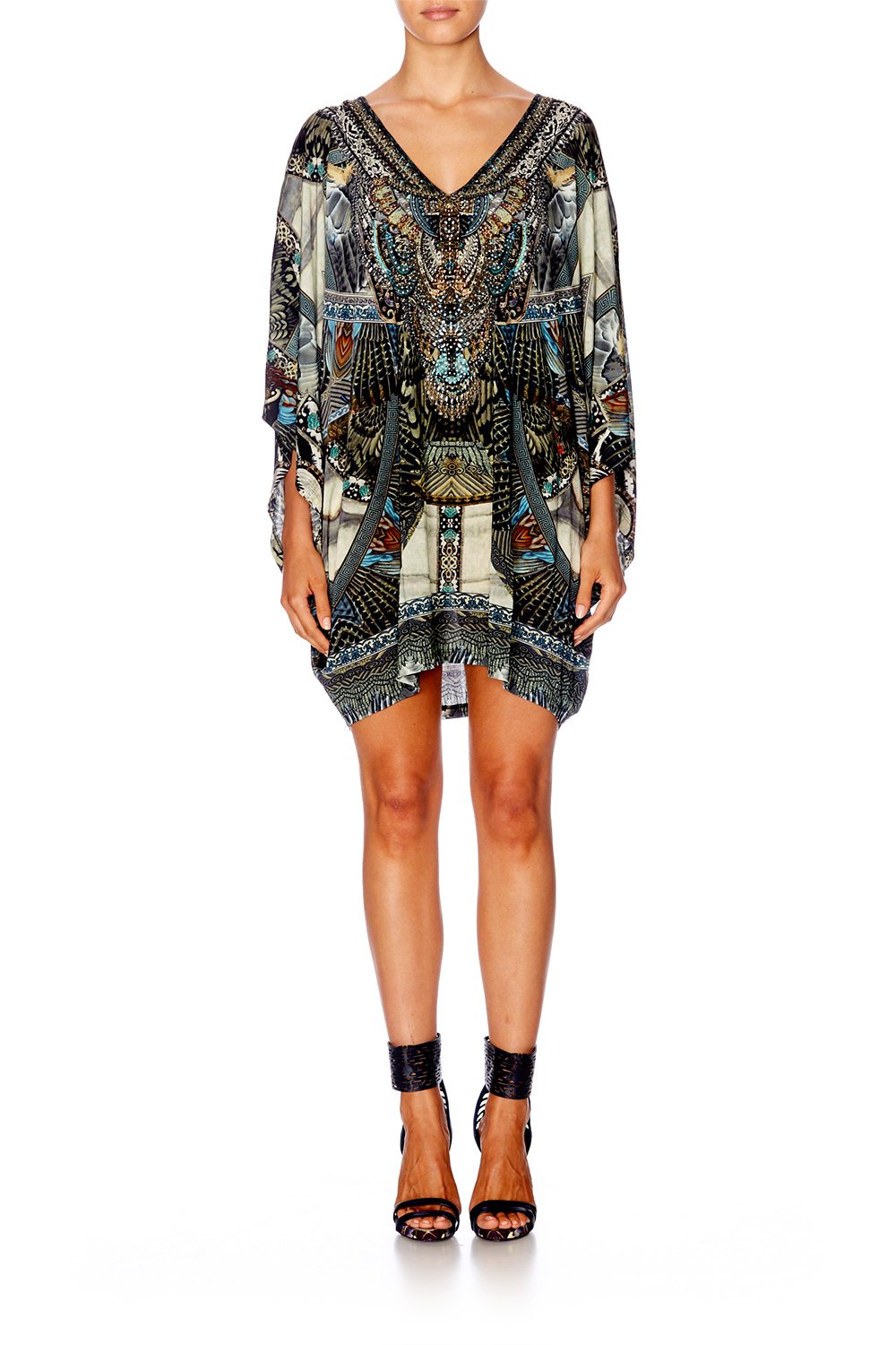 GIRL ON THE WING BAT SLEEVE DRESS