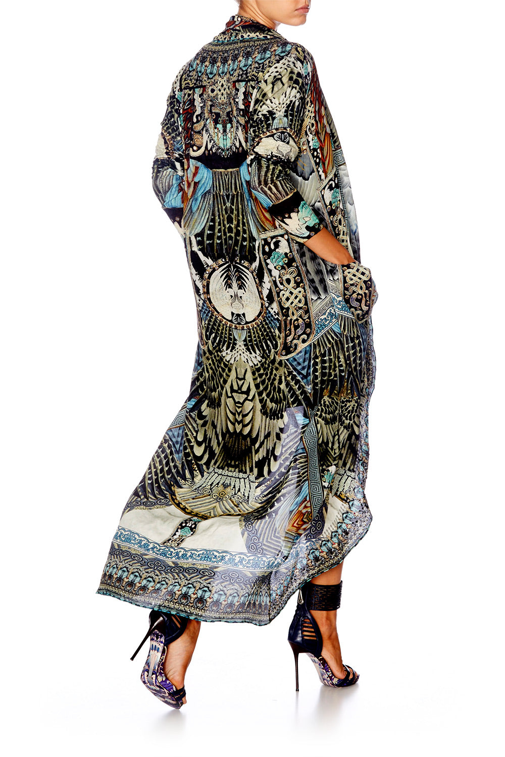 GIRL ON THE WING LONG CASUAL JACKET