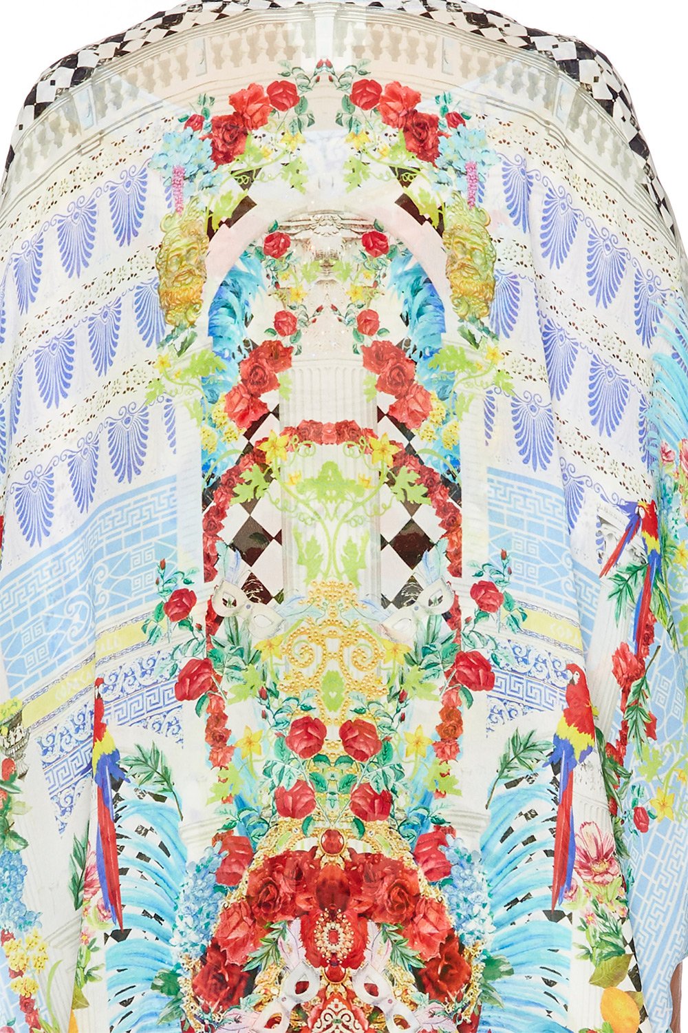 MASKING MADNESS OPEN FRONT CARDI CAPE