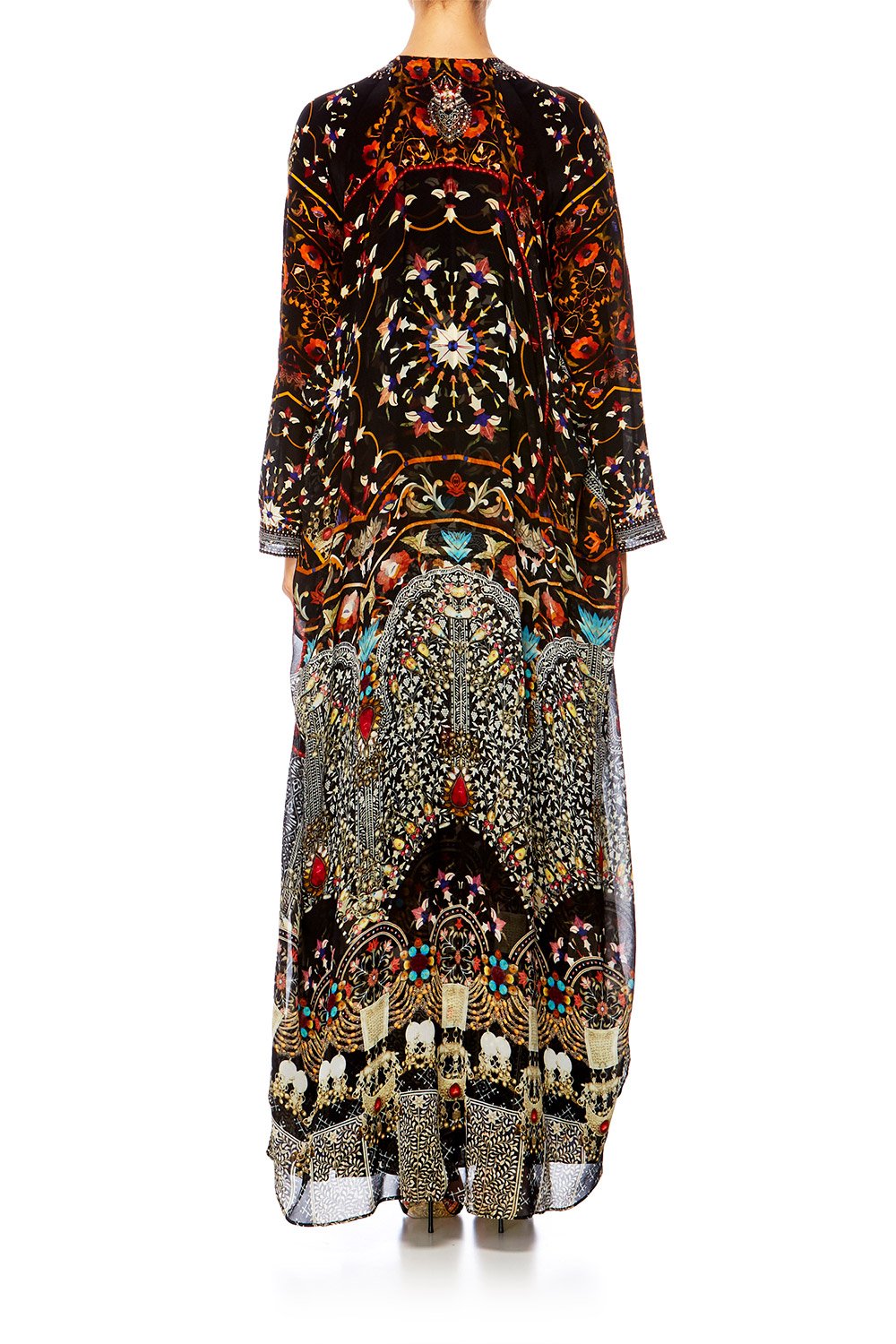 CHAMBER OF REFLECTIONS V-NECK OVERLAY WITH TIE WAIST