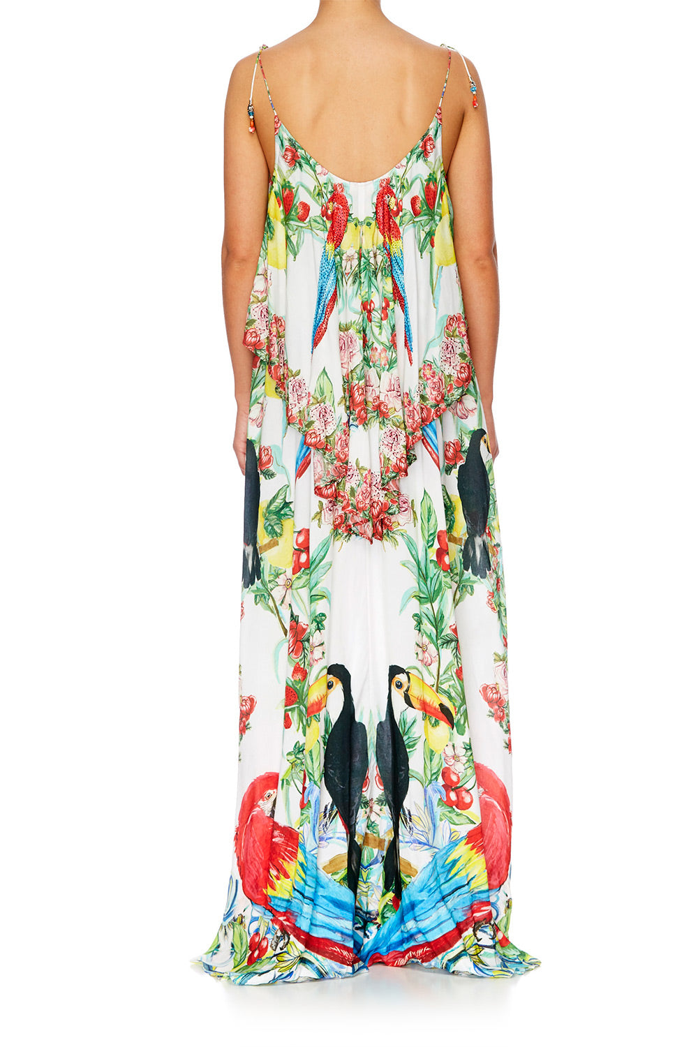 ONE FLEW OVER LONG DRESS W FRILL TOP