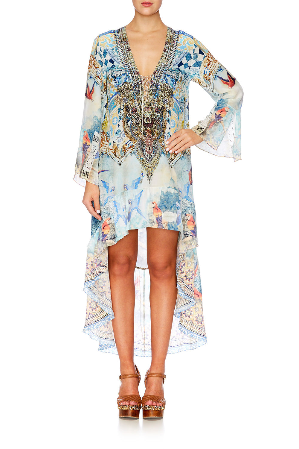 LOVERS DREAM SHORT DRESS W HIGH LOW HEM