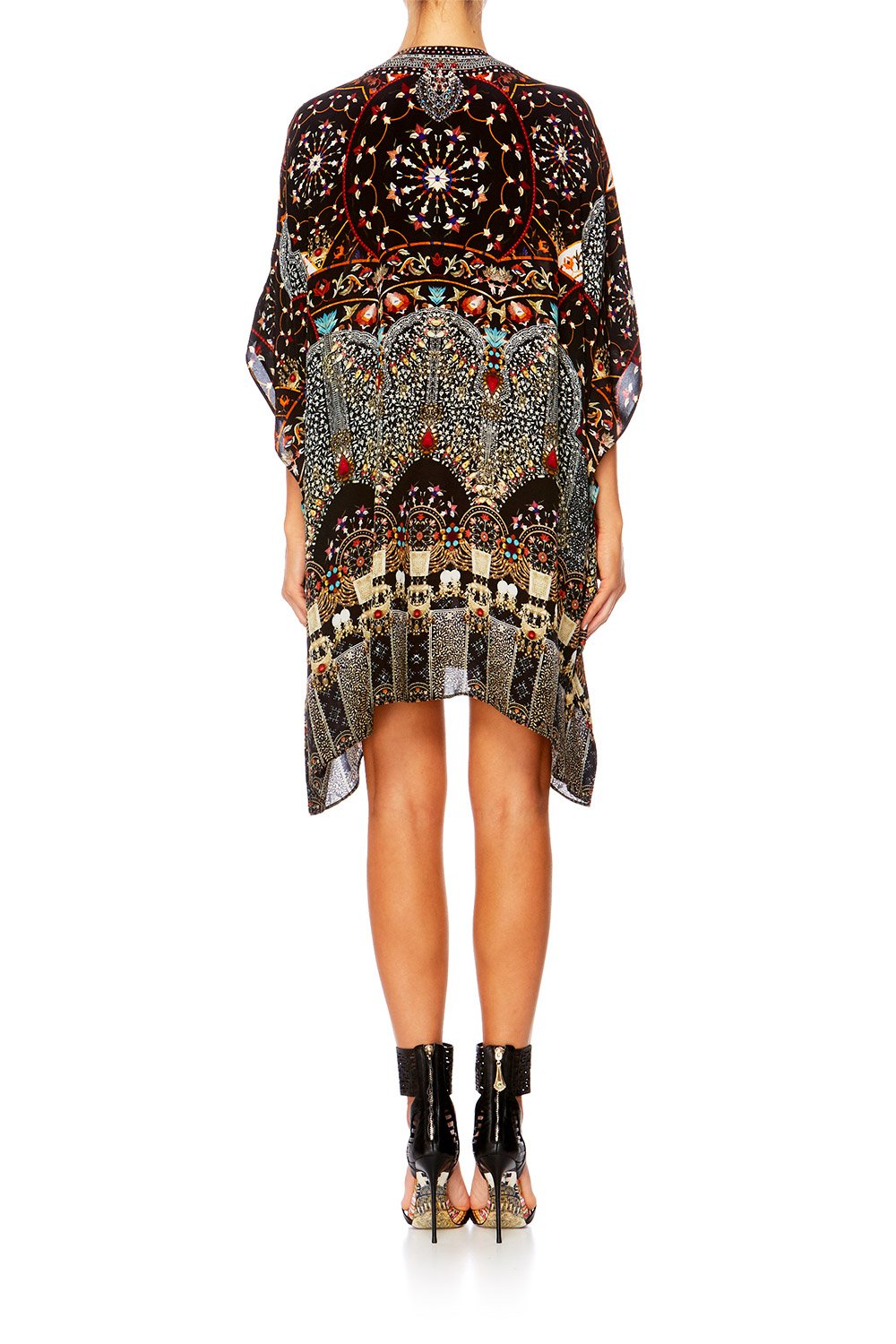 CHAMBER OF REFLECTIONS SHORT LACE UP KAFTAN