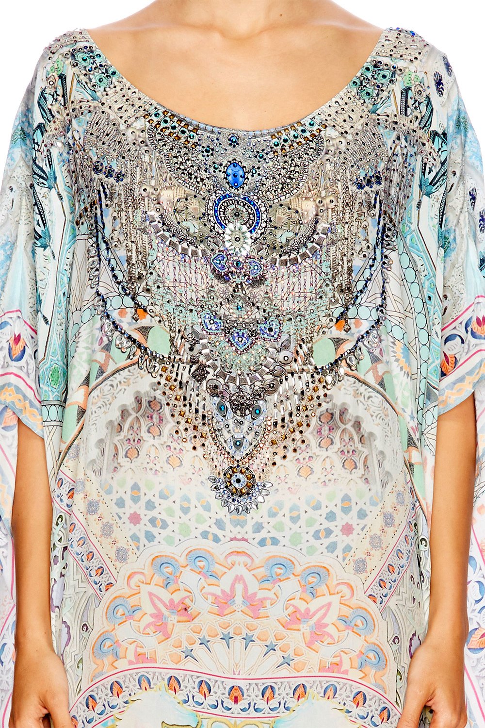 MY DUBAI DREAM ROUND NECK KAFTAN