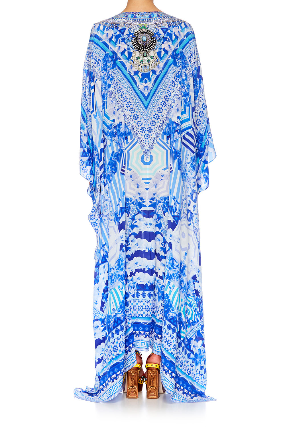 THROWING SHADE SLIT FRONT & SLEEVE KAFTAN