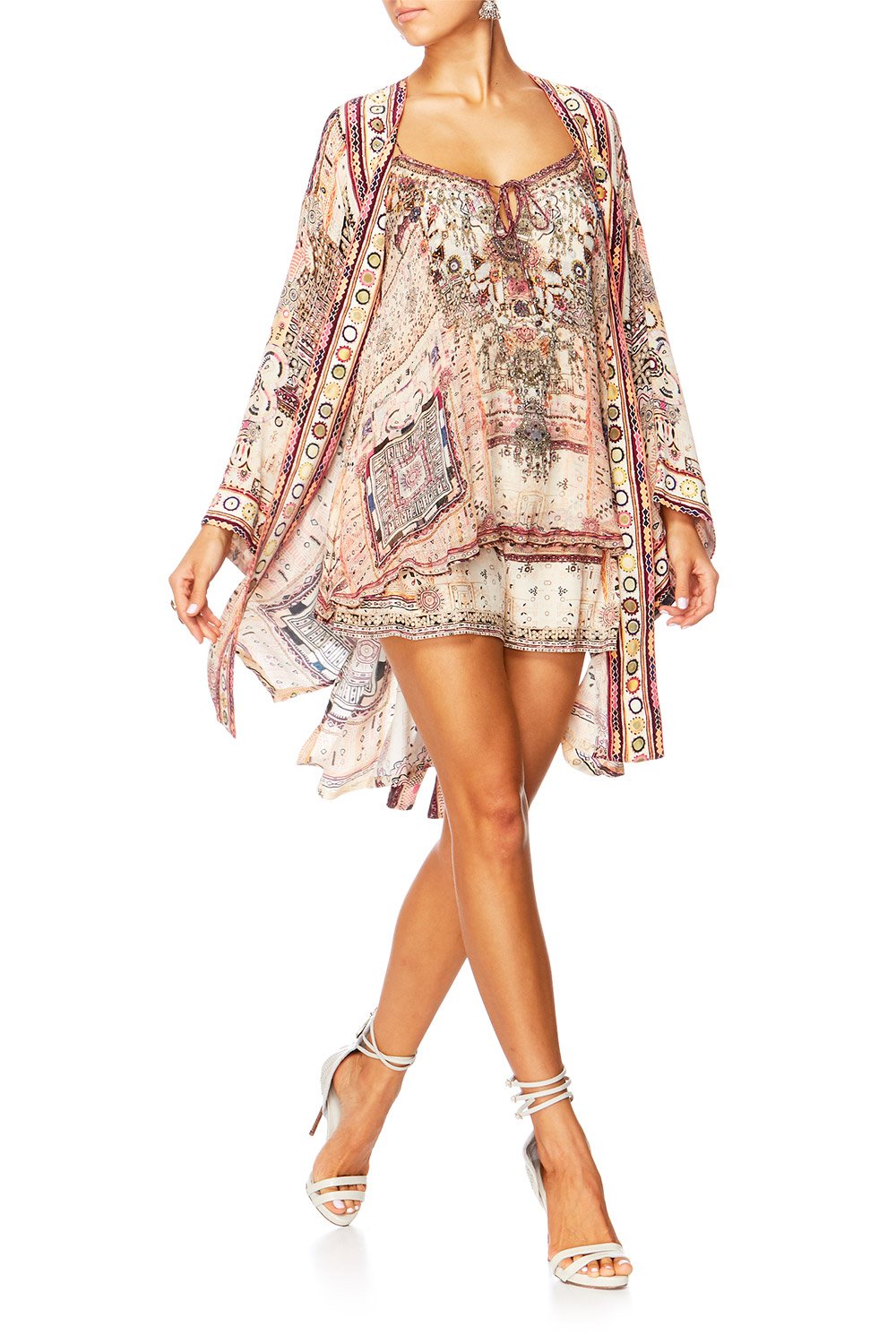 ON THE ROAD KIMONO W TIE BELT