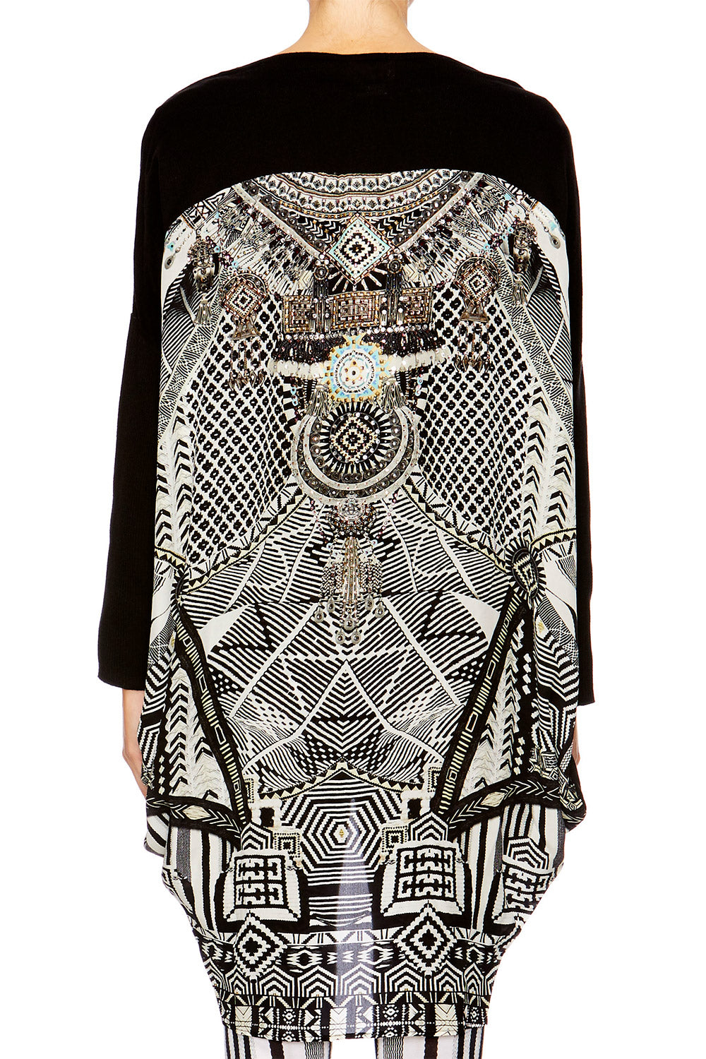 HANGING AROUND LONG SLEEVE JUMPER W PRINT BACK