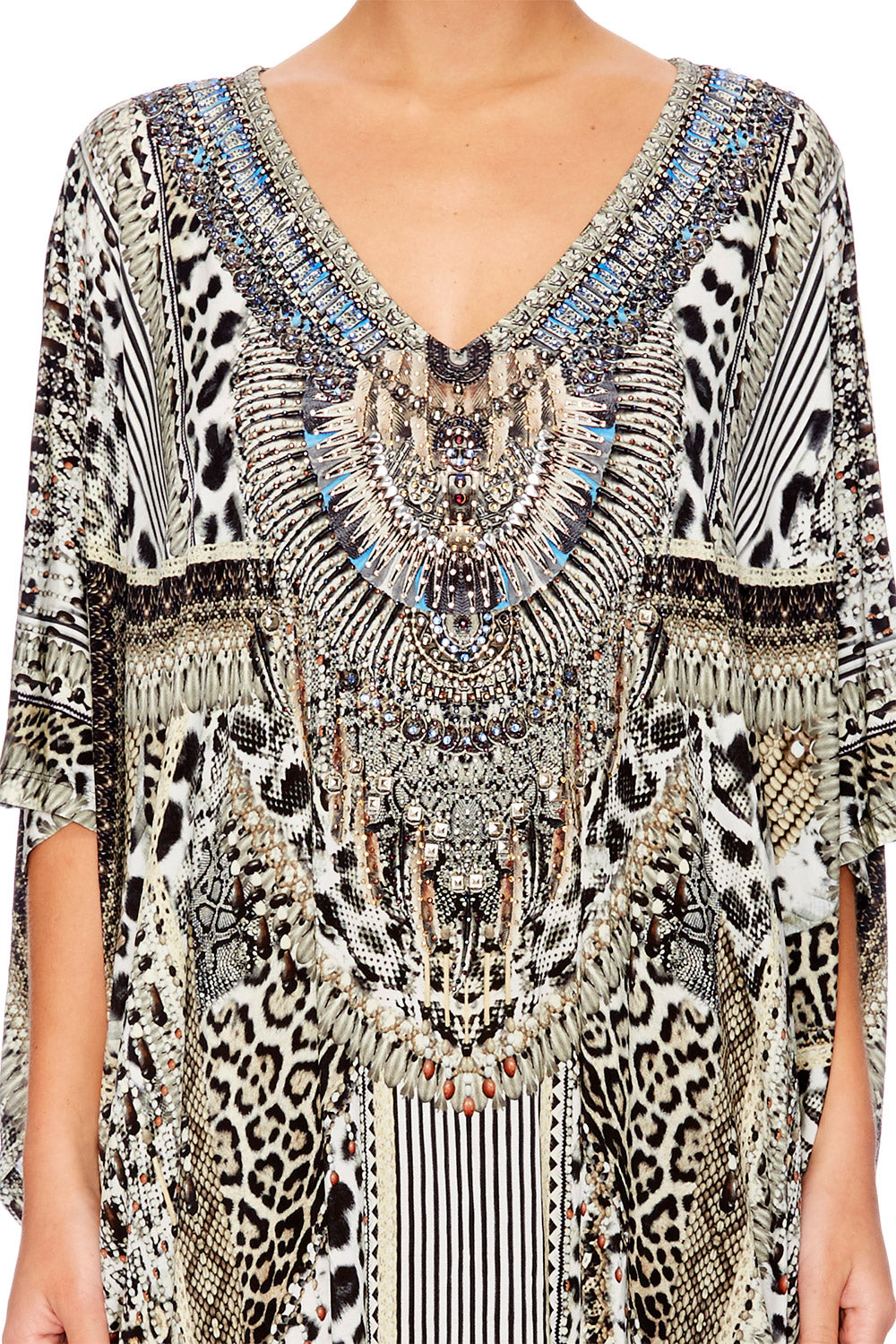 ANIMAL INSTINCT BAT SLEEVE DRESS