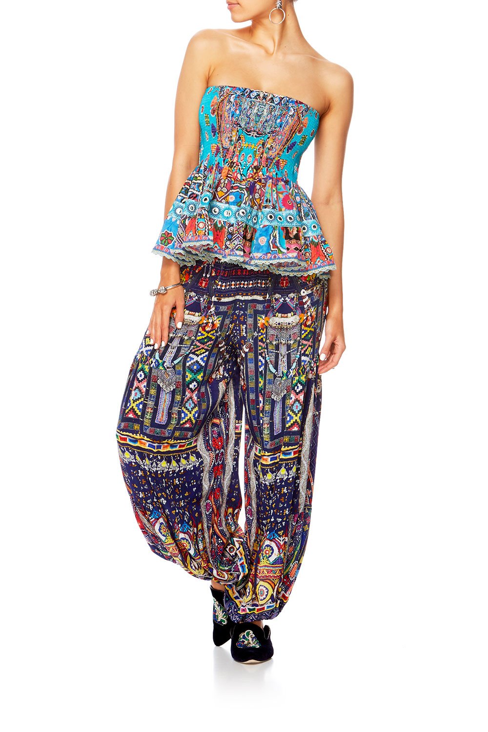 CANVAS OF COLOUR SHORT SHIRRED SKIRT