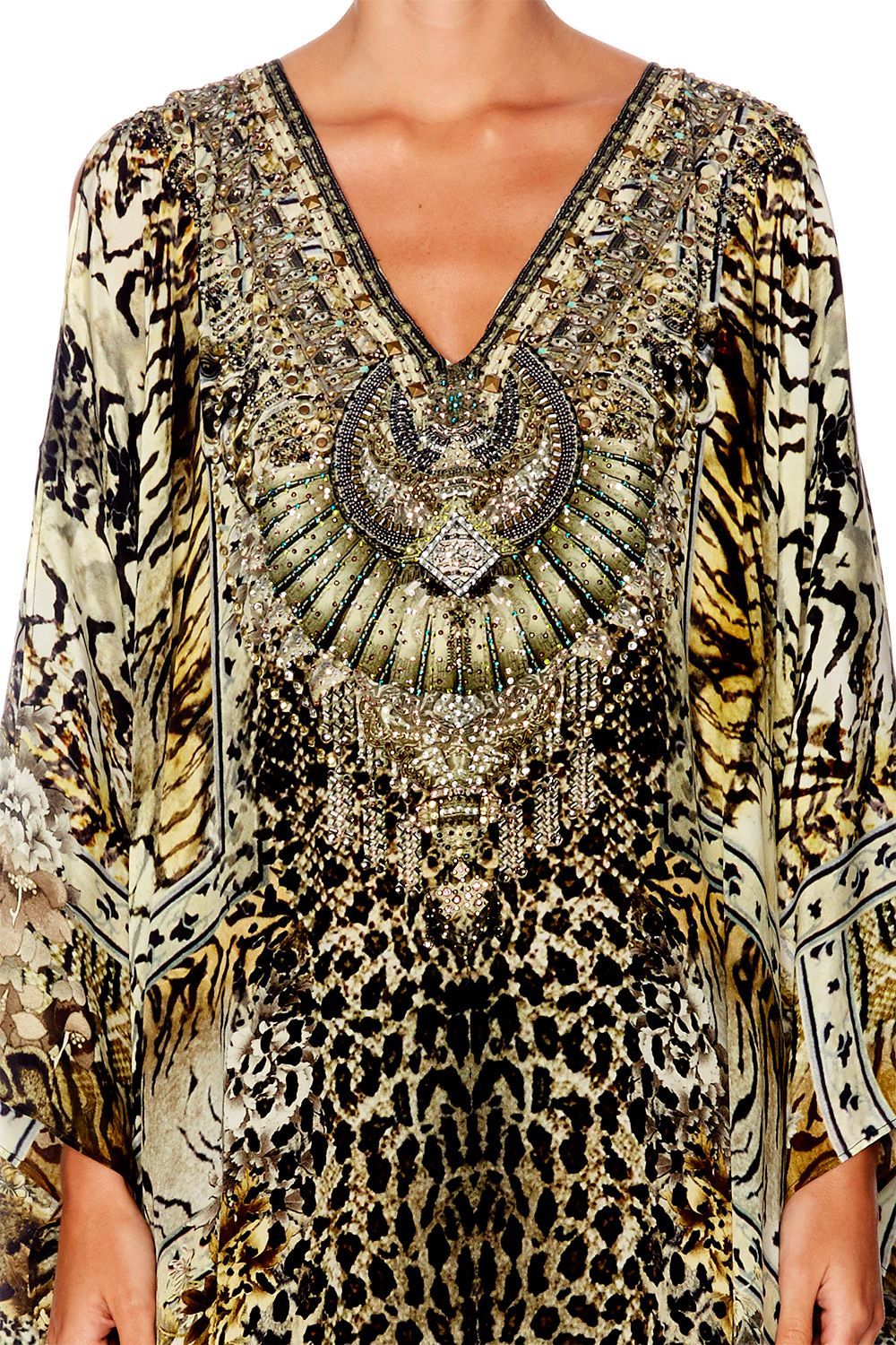 SPIRIT ANIMAL SPLIT FRONT & SLEEVE KAFTAN