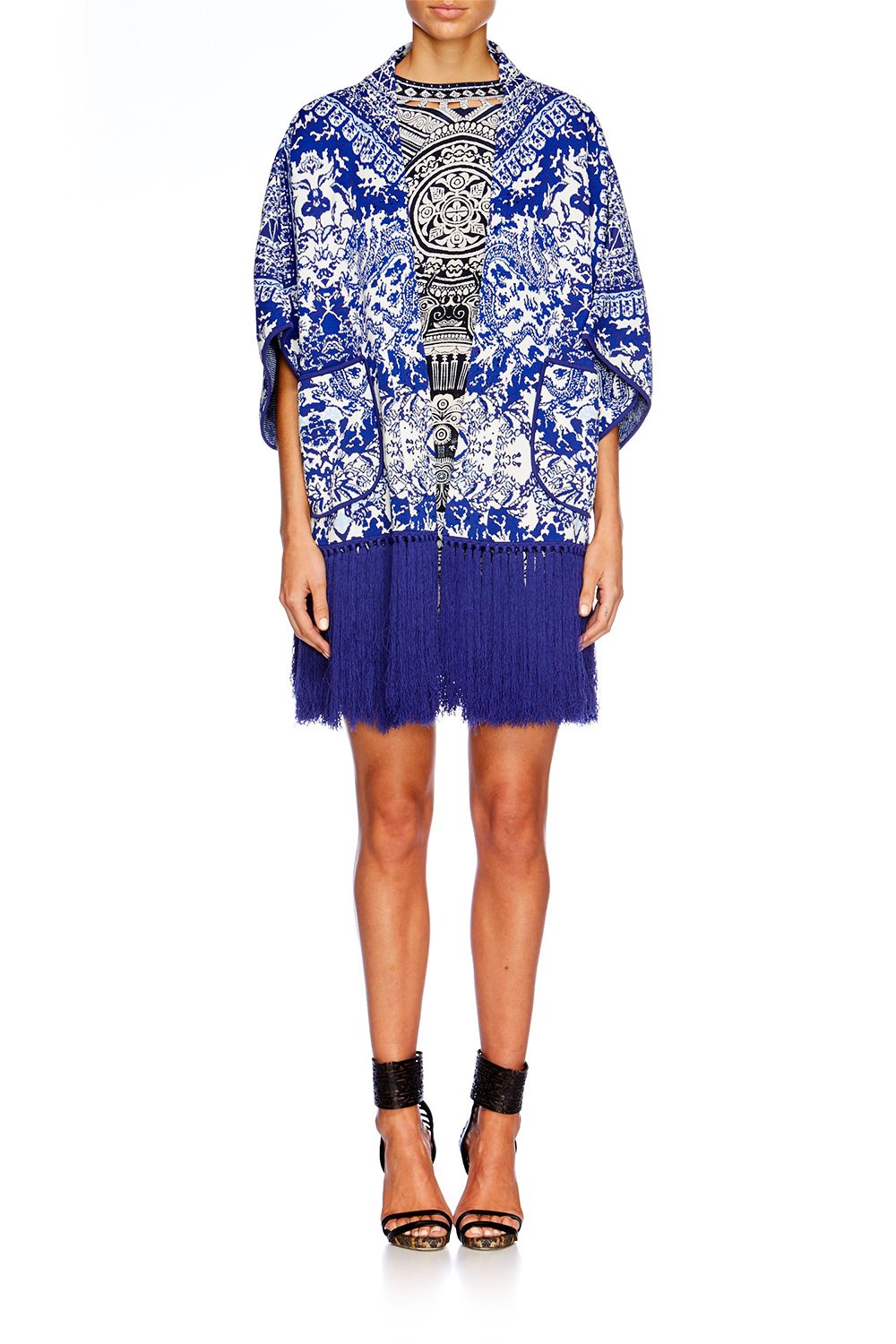 POETS SANCTUARY PONCHO W POCKETS & FRINGING