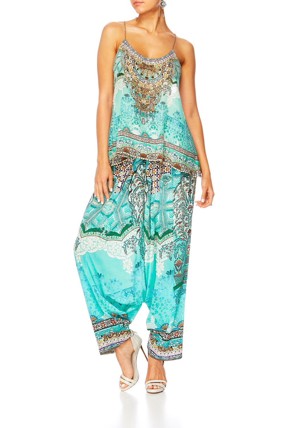 THE SPIRIT WITHIN T-BACK SHOESTRING STRAP TOP