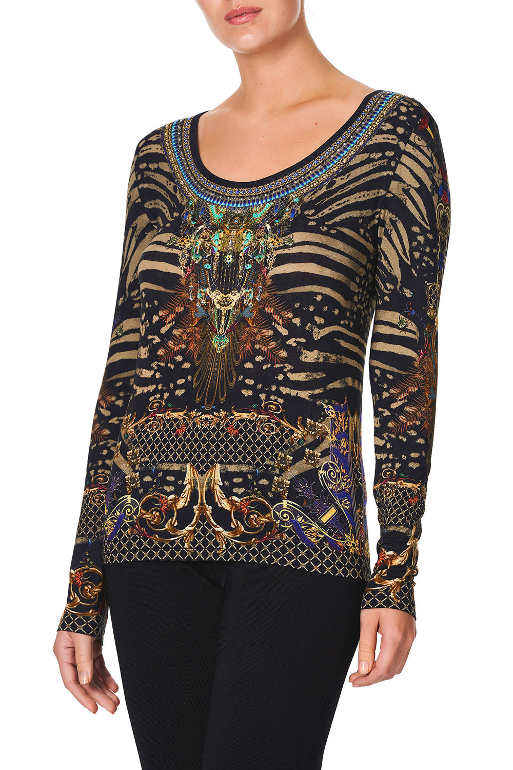 LONG SLEEVE FITTED TOP THE NIGHT WE MET