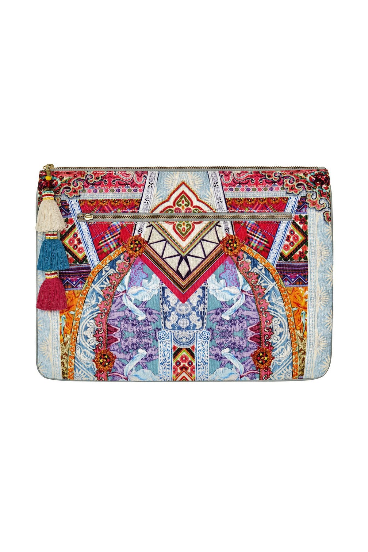 SUNDAY BEST LARGE CANVAS CLUTCH