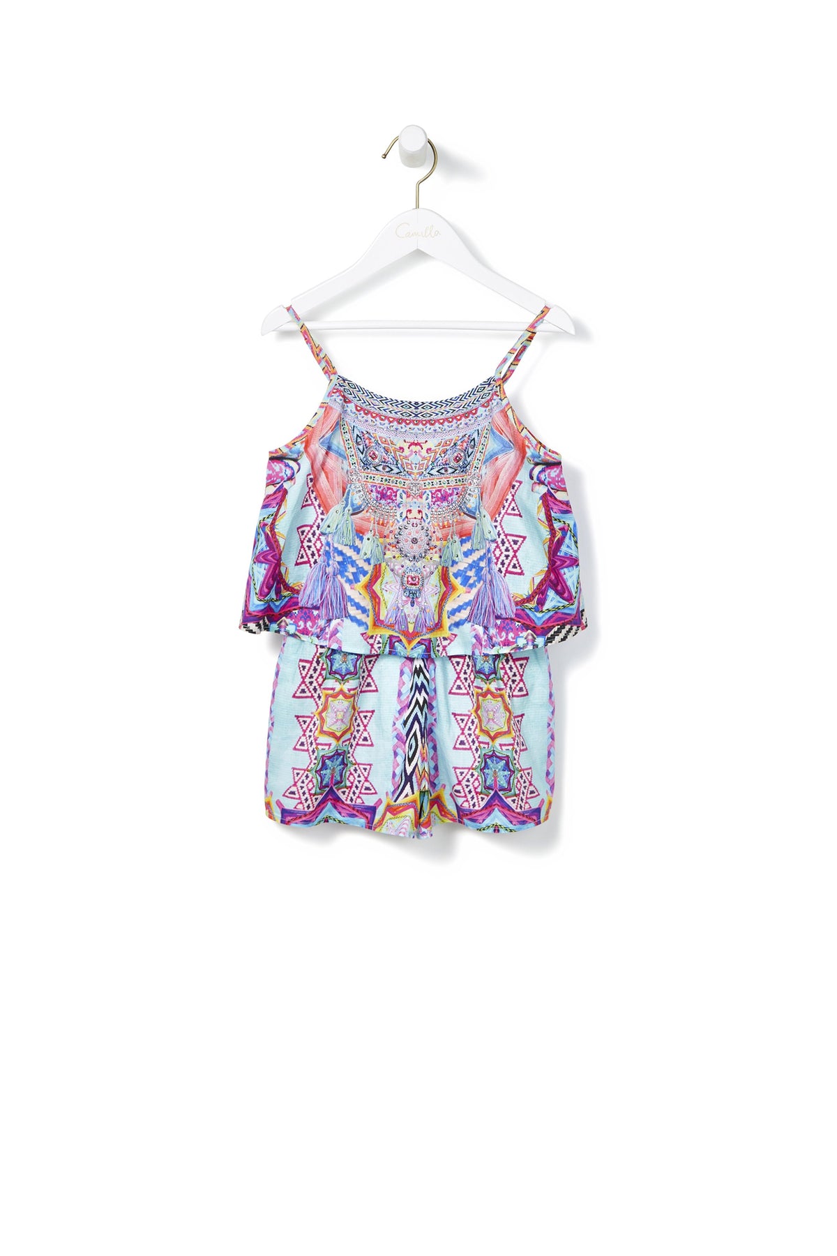 WANDERING EYE KIDS PLAYSUIT W OVERLAY