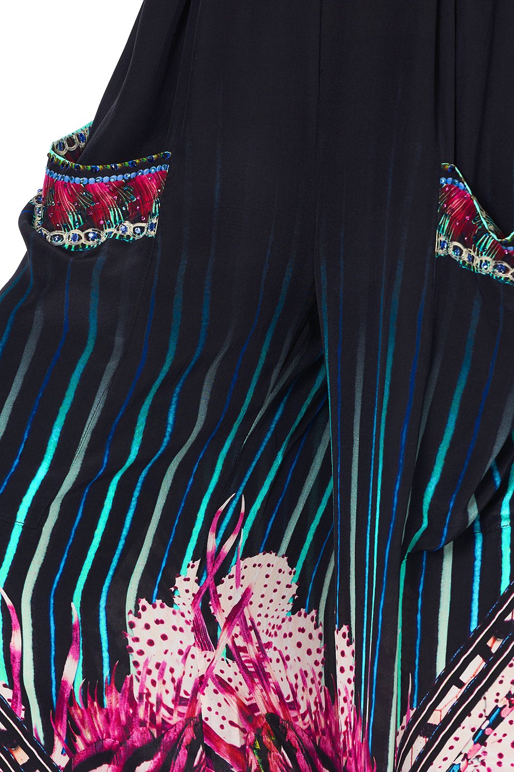 WIDE LEG TROUSER WITH FRONT POCKETS RAINBOW EYES