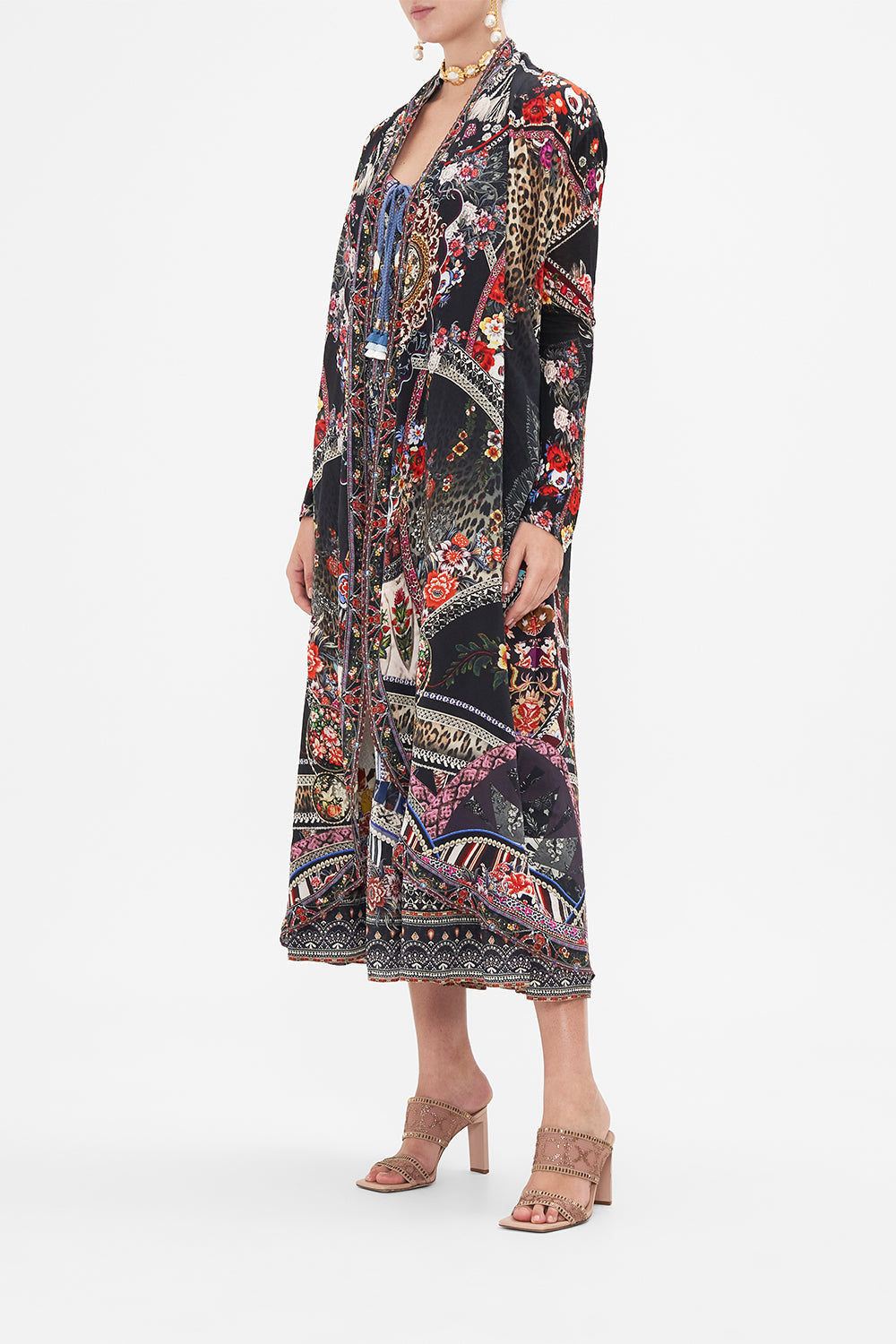 CAMILLA long coat in Volendam Dolls print