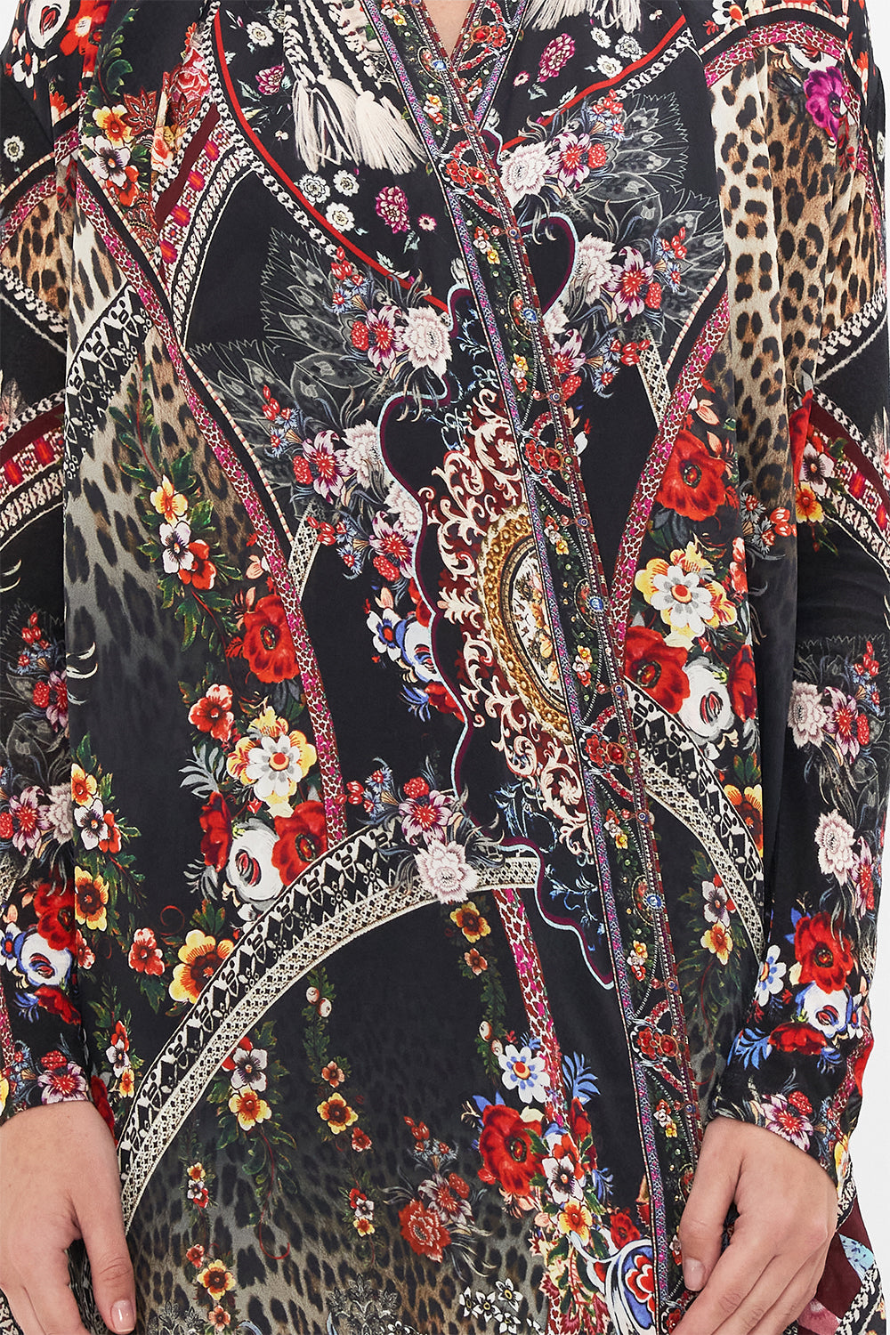 CAMILLA long coat in Volendam Dolls print