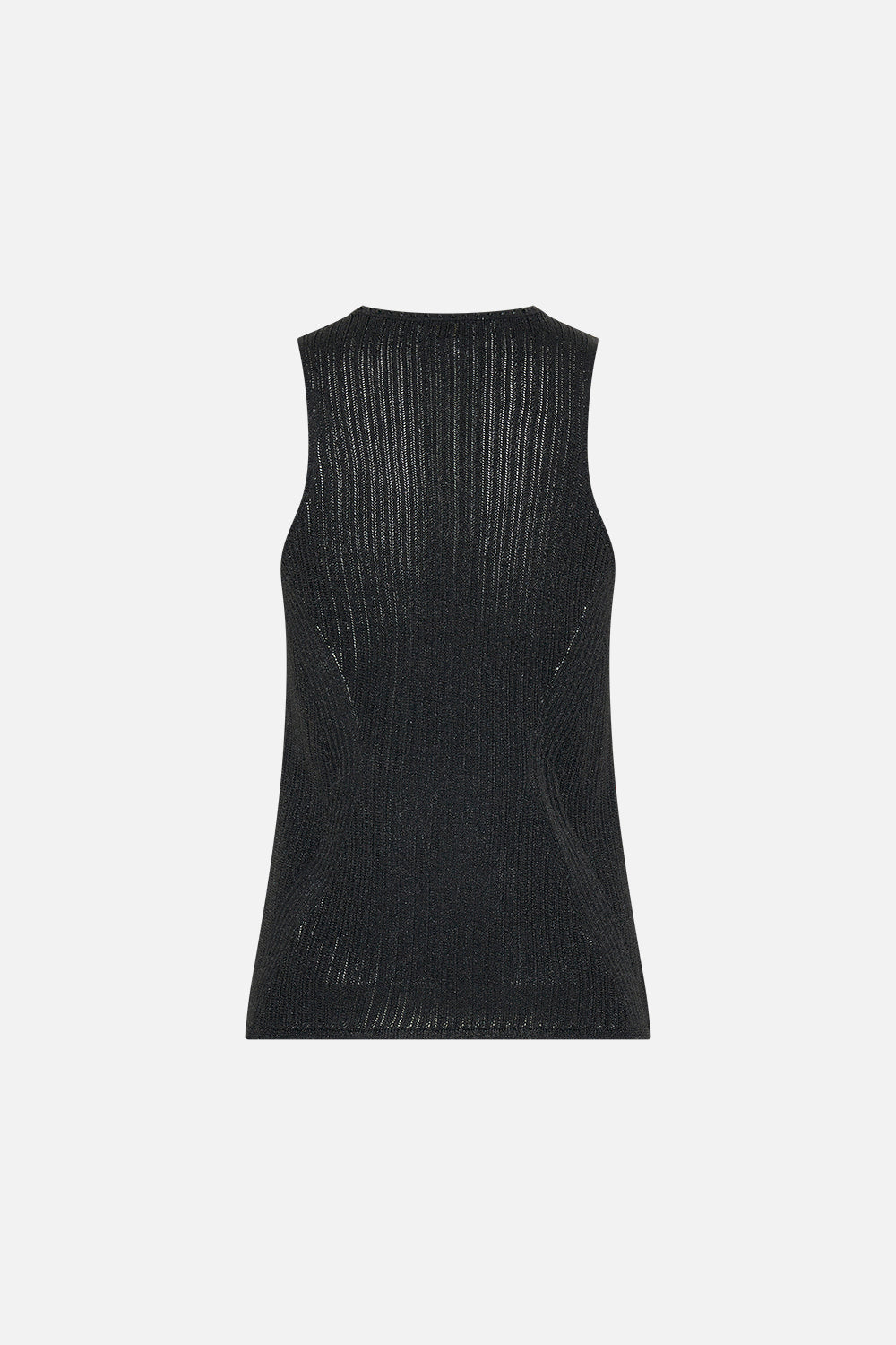 CAMILLA knit cami in Nouveau Noir print