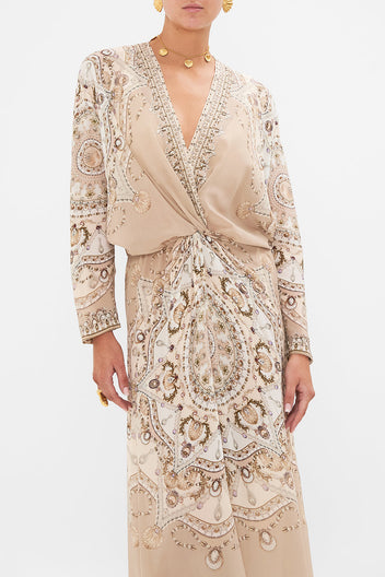 TWIST FRONT BATWING DRESS DRESSING ROOM DRAMA
