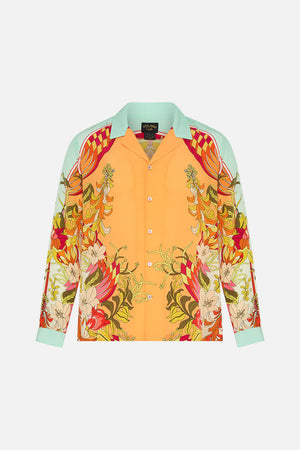 LONG SLEEVE CAMP COLLARED SHIRT THE FLOWER CHILD SOCIETY